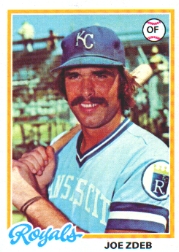 1978 Topps Baseball Cards      408     Joe Zdeb RC